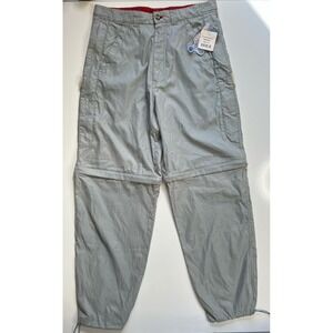 NWT 90s Ripzone Trilogy Zip-Off Convertible Straight Leg Streetwear Pants / 34